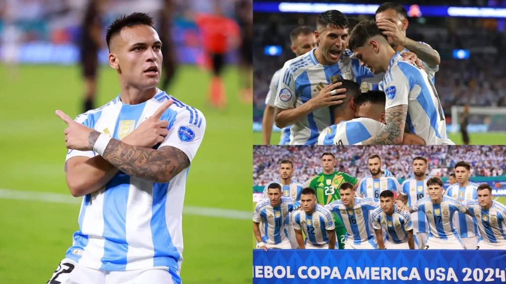 Penilaian pemain Argentina vs Peru: Lautaro Martinez tampil menggantikan Lionel Messi yang absen karena cedera dan memimpin dalam persaingan untuk Sepatu Emas Copa America.