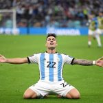 Lautaro Martinez Argentina National team celebration